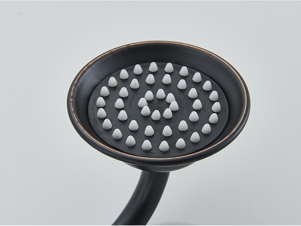 Ducha Chuveiro Banheiro Vintage Cerâmica Latão Montado Parede Torneira Pulverizador Acessório Hardware Chuveirinho