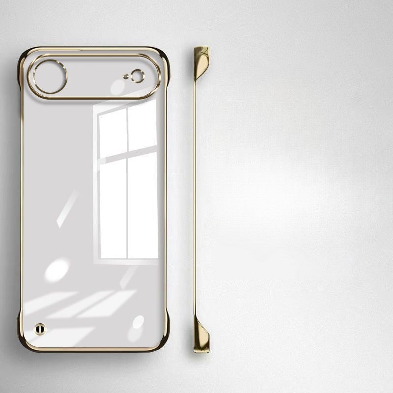 Ultra Thin Frameless Case for Iphone 17promax Air Slim Hard Shockproof Bumper Transparent Cover For iPhone17 17pro air