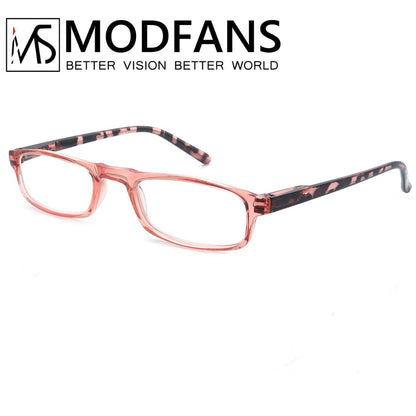 Women Men Reading Glasses Classic Small Rectangle Frame Spring Hinge Ulrta Comtable Wear Readers Eyeglass with Diopters