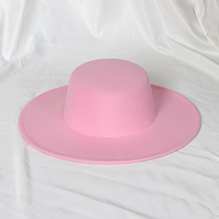 CHAPÉU FEMININO Chapéu Coco Chapéu Fedora Para Mulheres Chapéu Branco Plano Cinto De Luxo Senhoras Chapéu De Casamento Chapéus Fedora Outono Inverno ?????
