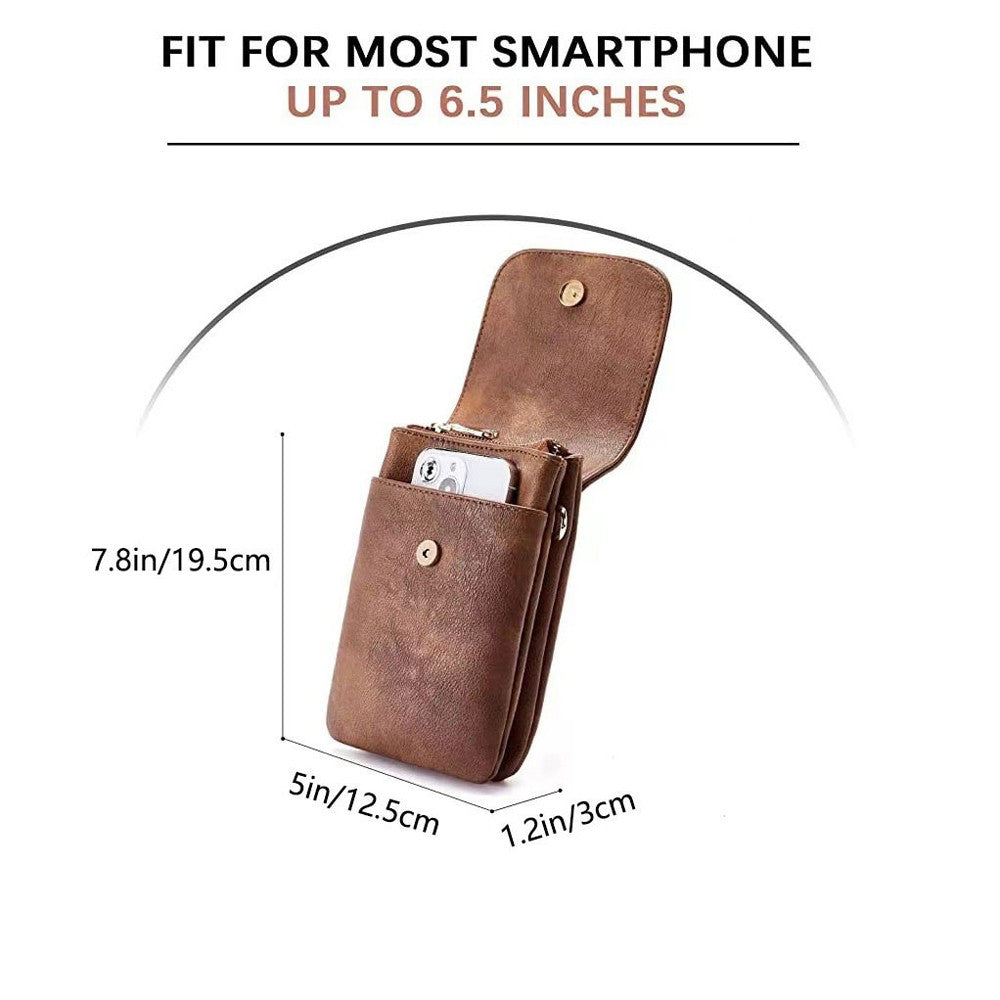 Fashionable and minimalist PU leather women's crossbody bag designer mobile phone bag change small bag women's single shoulder c