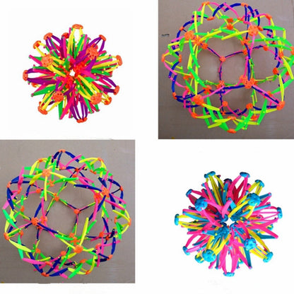 1 Pcs Outdoor Magical Colorful Telescopic Ball for Children Birthday Baby Shower Party Celebration Kindergarten Gift Reward