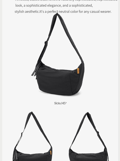 LEFF Simple Women's Crossbody Bag 2025 New Travel Casual Bag Outdoor Waterproof High Quality Shoulder Bag Uinsex Solid Colored