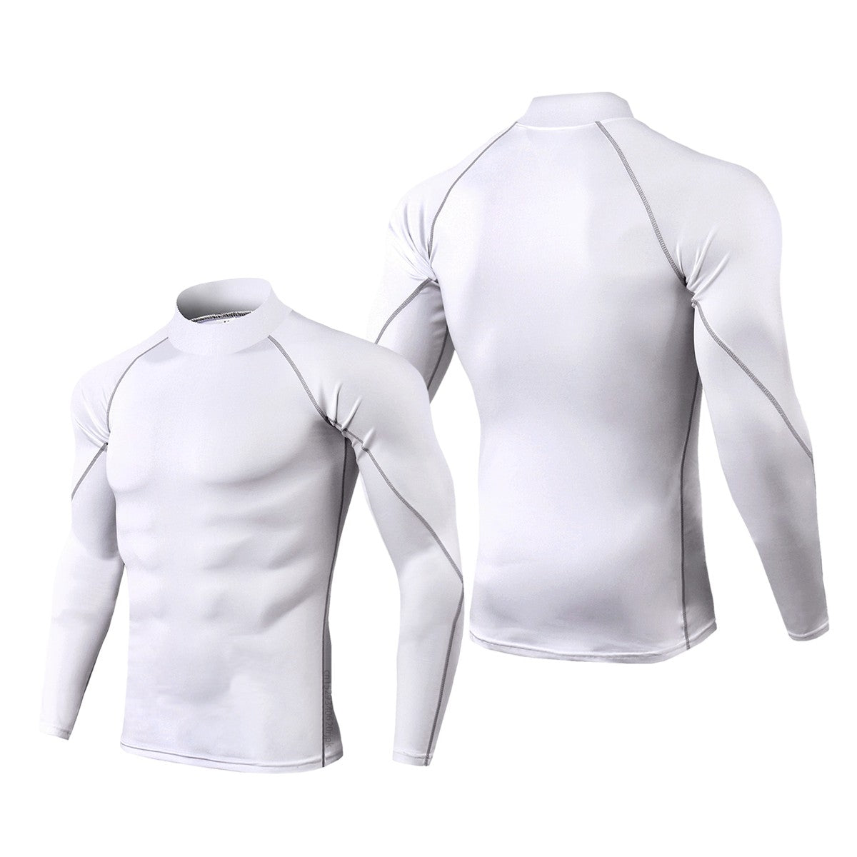 Men's Running Compression T-Shirt Quick Dry Gym Training Fitness Bodybuilding Undershirt Sports Wear Male Compression Tops