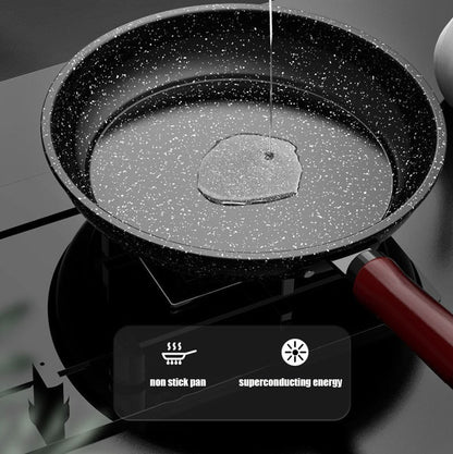 30cm Frying Pan Wok Pan Non-Stick Pan With Cover Household Kitchen Utensils Induction Gas Stove Universal Pot Steak Pancake Pan