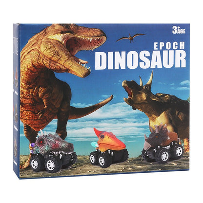Brinquedos de Dinossauro Carrinhos de Fricção Mini Caminhão Monstro Conjunto de Brinquedos para Crianças Meninos e Meninas Presentes