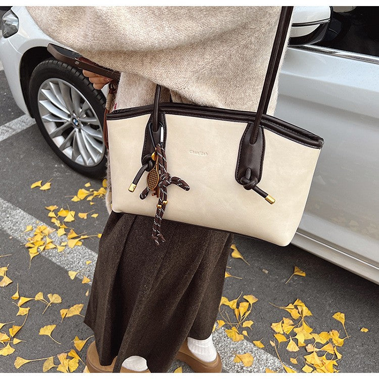 PU Leather Shoulder Bags For Women 2025 Winter Y2K Trend Female Crossbody Bag Lady Handbags And Purses Retro Tote Bag bolso