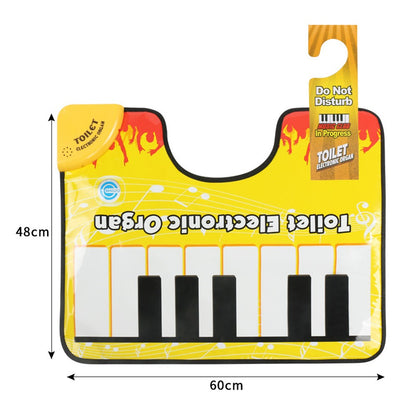 Tapete de Música para Banheiro em Casa, Tapete Criativo com Som de Piano, Almofada Musical Engraçada para o Chão do Piano, Tapete Antiderrapante para Banheira