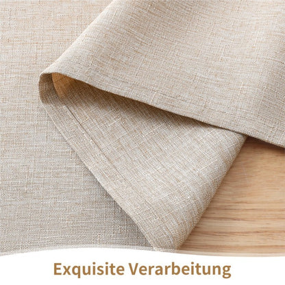 Homaxy Restuarant Rectangle Linen Tablecloths Waterproof Wipeable Fabric Table cloths Kitchen Dining Dirt-Repellent Table Covers