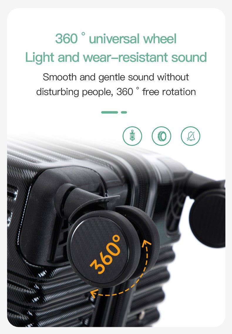 Modern Carry on Trolley CaseCustom Large 20/22/24/26/28 Inch PC ABS Luggage with Combination Lock Wholesale Prices Suitcase