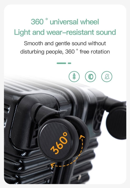 Modern Carry on Trolley CaseCustom Large 20/22/24/26/28 Inch PC ABS Luggage with Combination Lock Wholesale Prices Suitcase