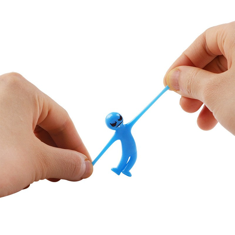 12-36Pcs Funny Little Man Halloween Stretchy Toy Kids Halloween Birthday Party Favors Goodie Bag Trick or Treat Bucket Filler
