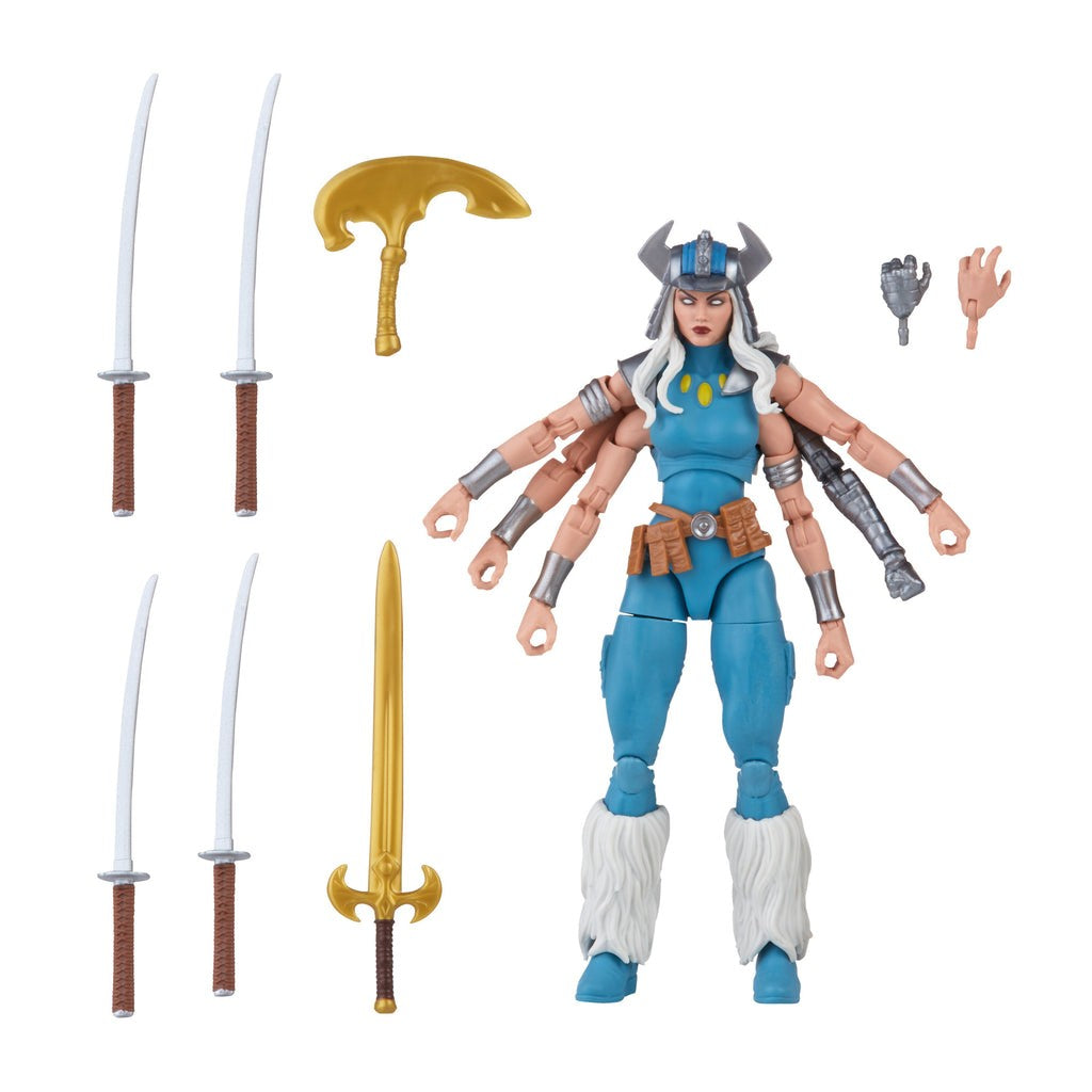 Boneco de Ação Marvel Legends Retro Wolverine Espiral Avalanche Longshot Dark Phoenix Multiple Man 6"
