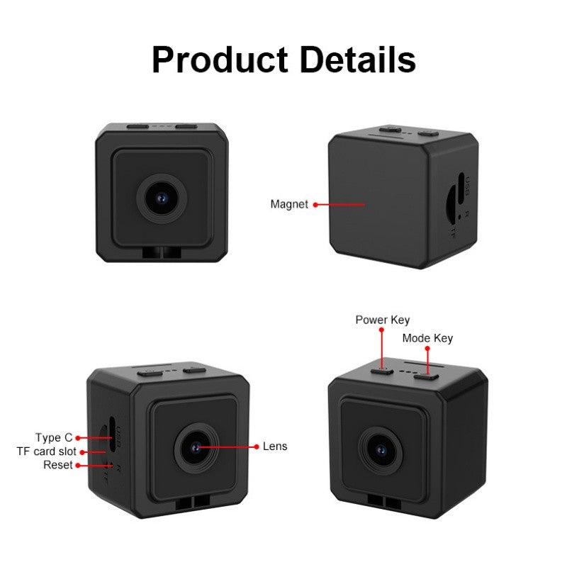 Câmera de Coleira para Animais de Estimação Ajustável HD 1080P Câmera de Bolso Magnética Sem Fio para Cães Gatos Vídeo Volg Gravações para Gatos Cães Presente de Aniversário