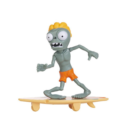Plantas vs Zumbis Anime Bonecos de Ação Disparervilha Obstáculo Zumbi Pirata Figura de Ação Modelo de Cola Dura Jogo de Batalha Presente Infantil