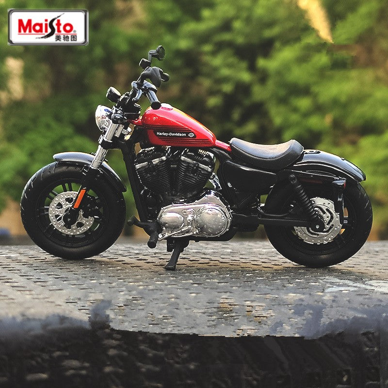 Maisto 1:18 Harley 2018 Forty-Eight Special Liga Racing Modelo de Moto de Rua Diecast Metal Modelo de Moto Esportiva Presente Infantil