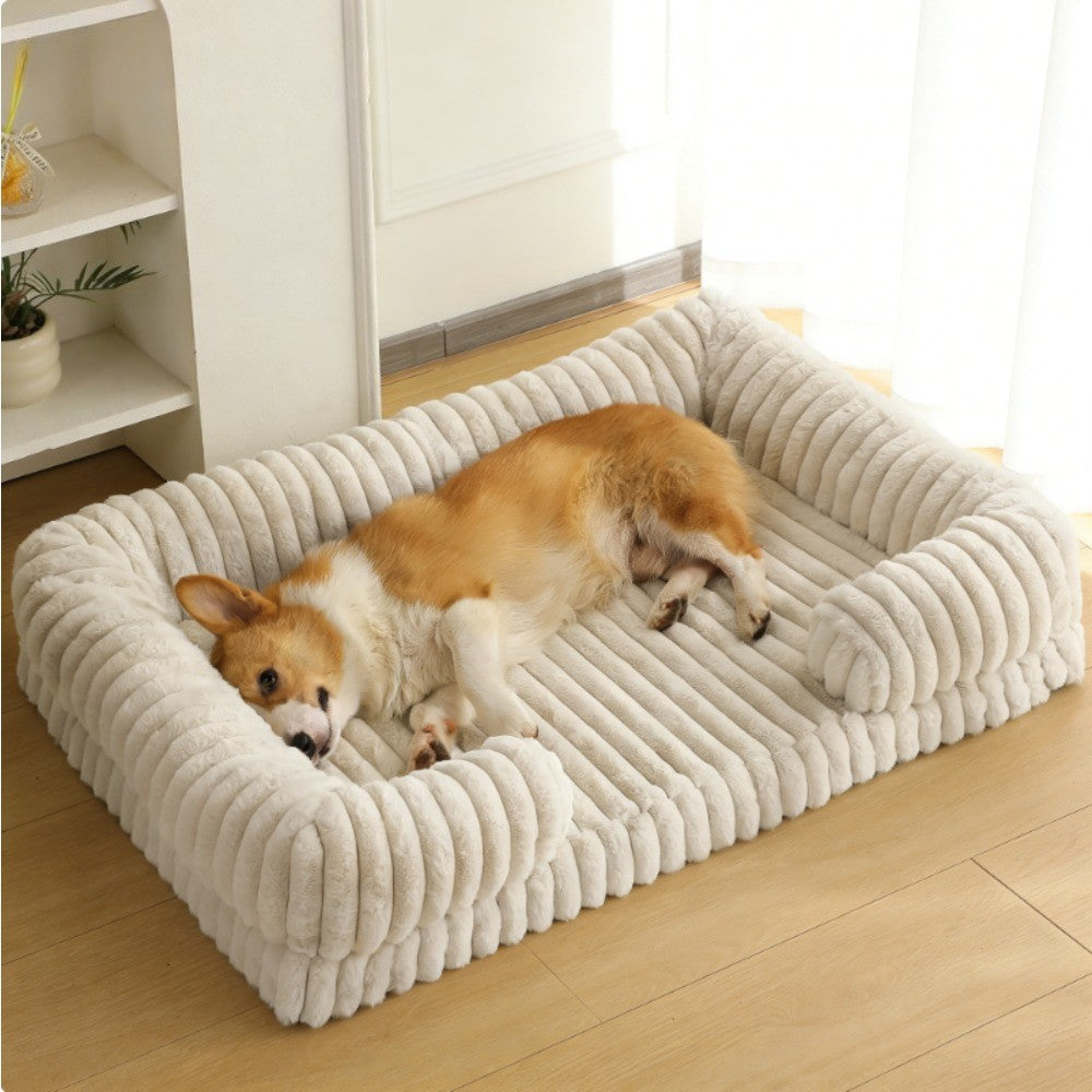 Cama Grande e Quente para Cães e Gatos, Ninho Fechado para Gatos, Colchonete Macio para Animais de Estimação, Cama para Gatos