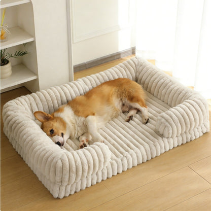 Cama Grande e Quente para Cães e Gatos, Ninho Fechado para Gatos, Colchonete Macio para Animais de Estimação, Cama para Gatos