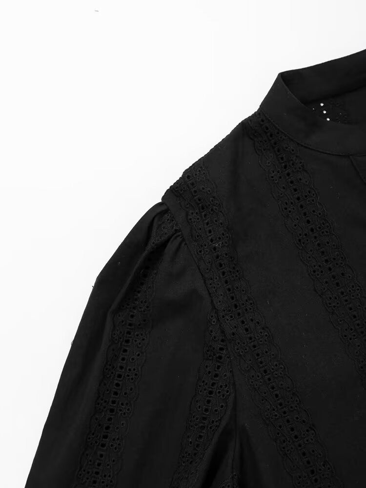 Embroidery Blouses For Lady Y2K Tops Harajuku Fashion Vintage Blouse Elegant Women's Luxury Blouses Long Sleeve Shirt