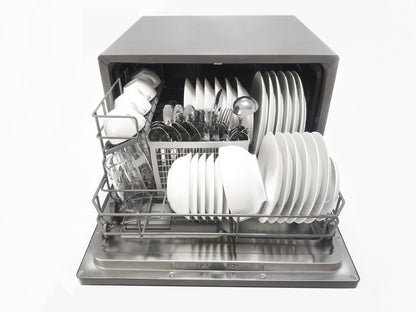 Space Saving Dish Washer Machine  Built-in Dishwasher 6 Sets Capacity for RV Hotel Household Kitchen Use