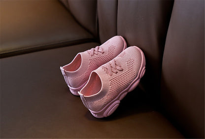 Kids Shoes Anti-slip Soft Rubber Bottom Baby Sneaker Casual Flat Sneakers Shoes Children Size Kid Girls Boys Sports Shoes