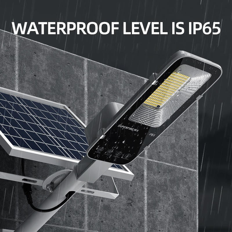 300W/200W/100W high brightness outdoor solar street light 6000mAh waterproof automatic dusk to dawn garage garden street light