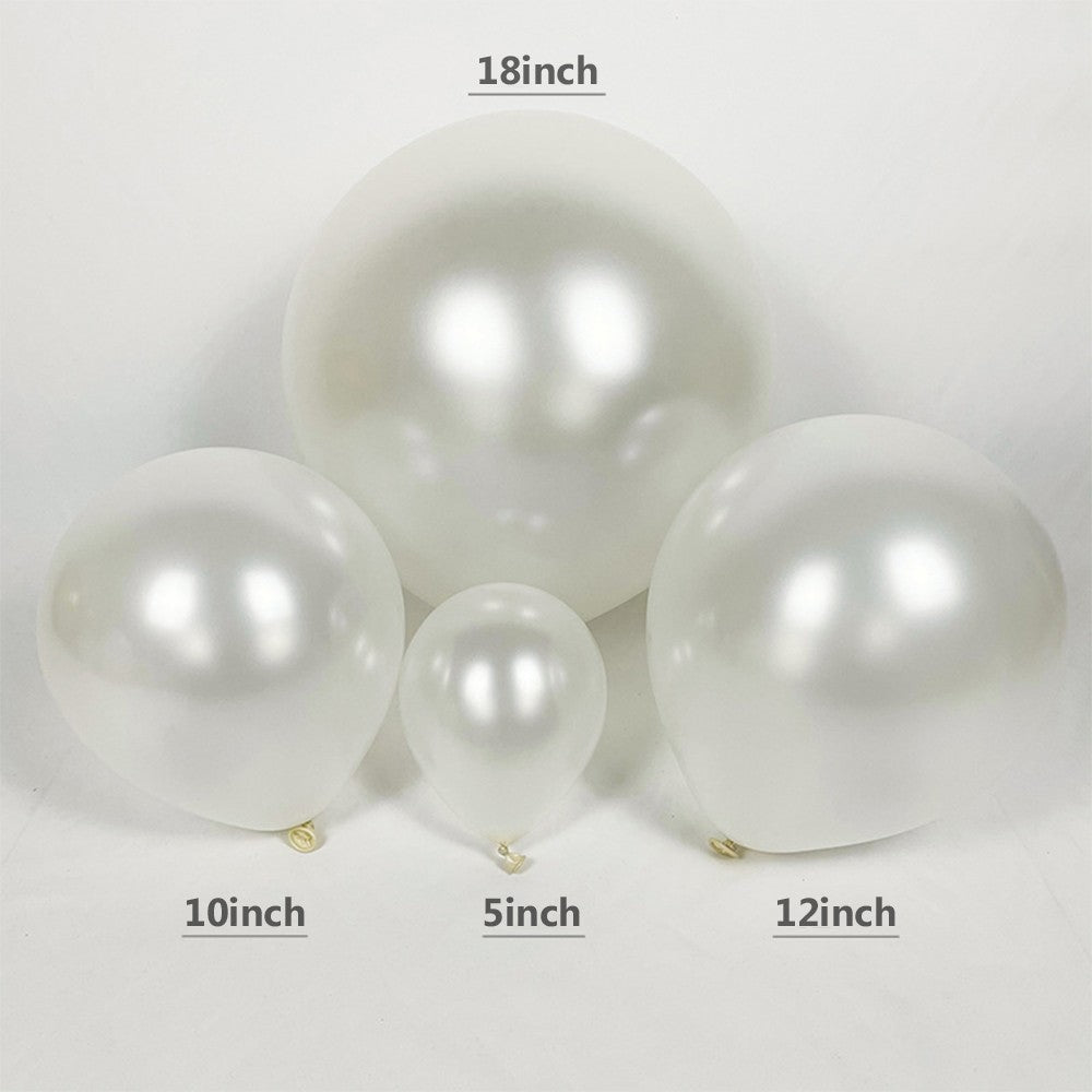 5/10/12inch Pearl Balloons Milk White Latex Balloons Birthday Wedding Decoration For Engagement Anniversary Bridal Shower Globos