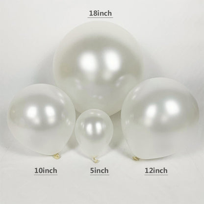 5/10/12inch Pearl Balloons Milk White Latex Balloons Birthday Wedding Decoration For Engagement Anniversary Bridal Shower Globos