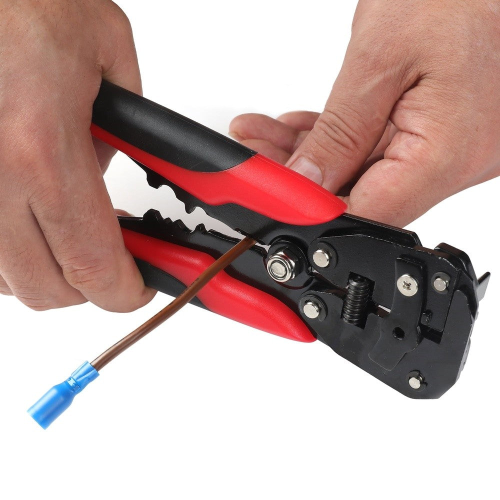 8 Inch Wire Stripper Self Adjusting Tool 10-22 AWG Insulation Removal Ergonomic Design Steel Construction UL Listed New