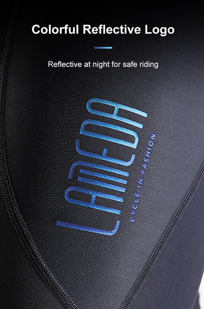 LAMEDA 2025 Pro Winter Cycling Bib Longs Thermal Wool Lined Windproof Reflective Padded Bike Pants Seamless Leg Panel 3D Cutting