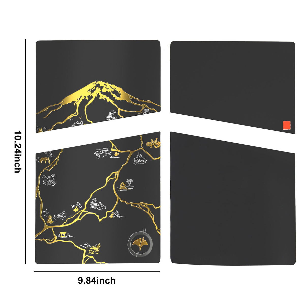 Digital Pro Ghost Theme Cover Case ABS Faceplates Anti-Scratch Protective Panels Shell For PS5 Pro Digital Edition Accessories