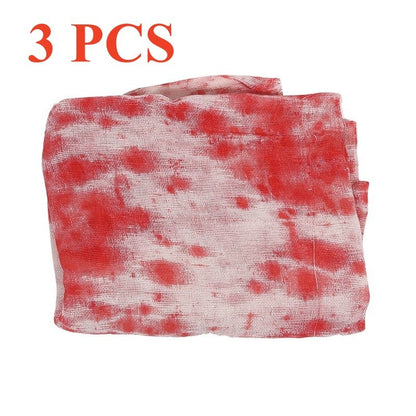 Decoração de Cena de Crime de Cadáver Falso de Halloween Pano Grosso com Estampas de Sangue 150 cm De Volta da Cova para Decoração de Festa