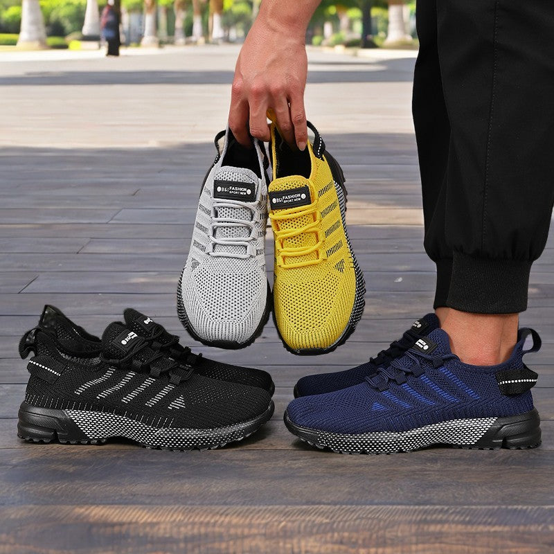 Novos Tênis Masculinos Sola Grossa Confortáveis Casuais Leves Respiráveis Sapatos de Corrida da Moda Luxuosos Tênis Masculino