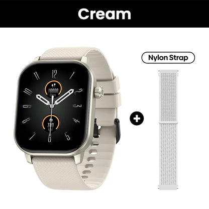 Novo Smartwatch Esportivo Zeblaze GTS 3 GPS 2,01" 2025 para Fazer/Receber Chamadas, Monitorar Frequência Cardíaca, SpO2 e Estresse