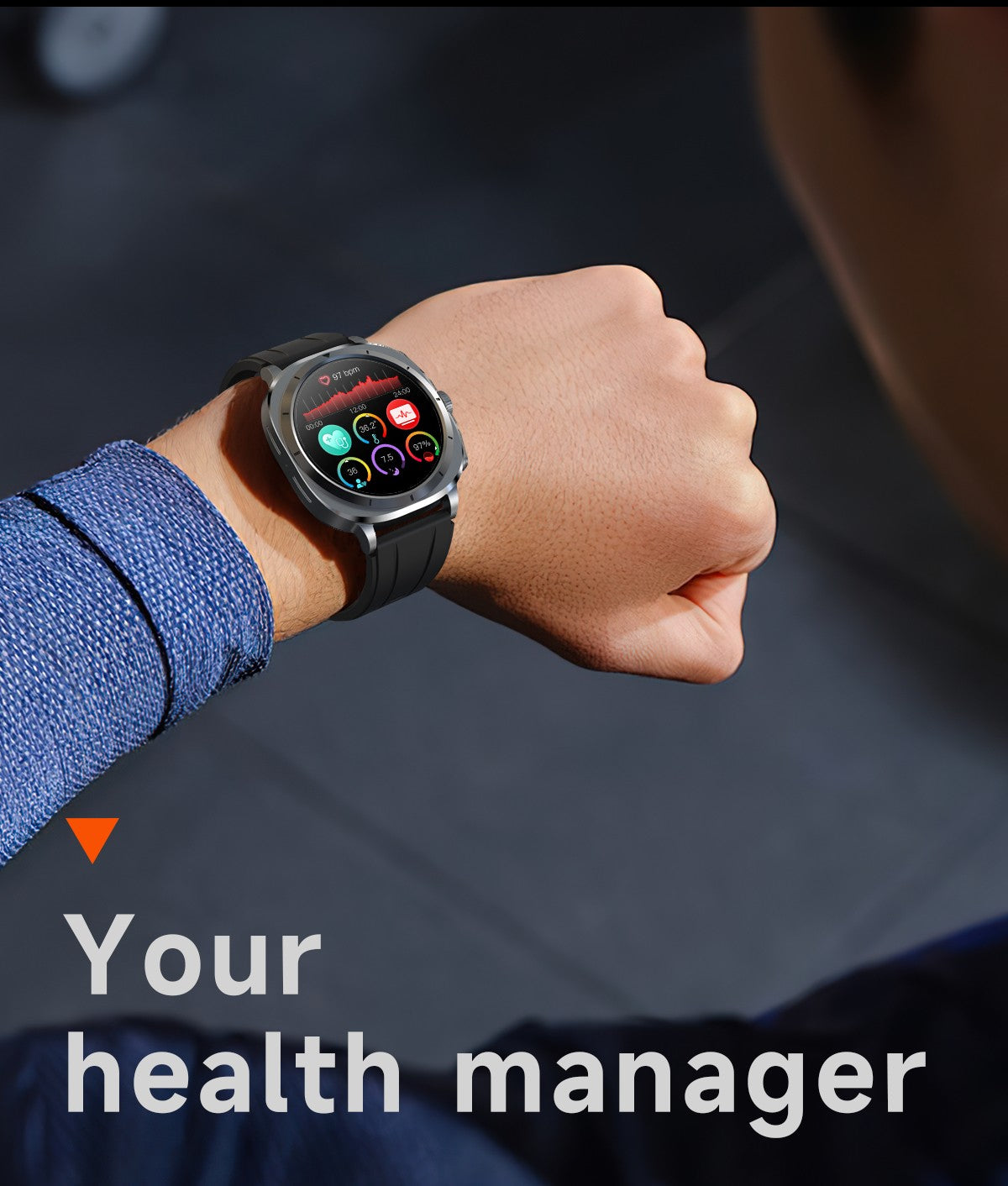 Novo Relógio de Saúde Ácido Úrico Pressão Arterial Oxigênio no Sangue Análise Corporal Gordura Corporal Smartwatch ECG+PPG Chamada Bluetooth Relógio Mulheres Homens