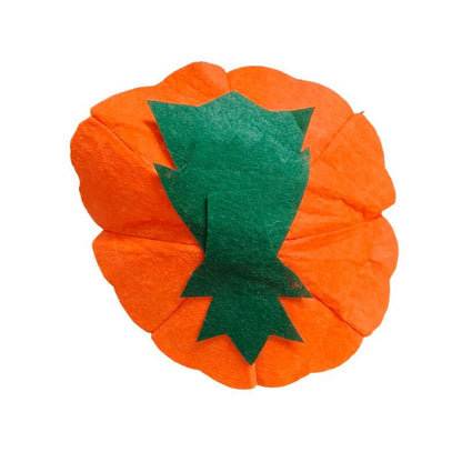 Adult Pumpkin Luminous Halloween Costume Glow In The Dark Face Print Orange Cape With Headband Unisex Fancy Scary Cosplay Outfit