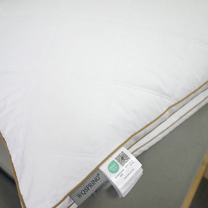 WQSPRING White Pillow Core Home Pillows Washable Pillow Skin-friendly Neck Pillow Cushion Almohadas Dormir ??????? Throw Pillows