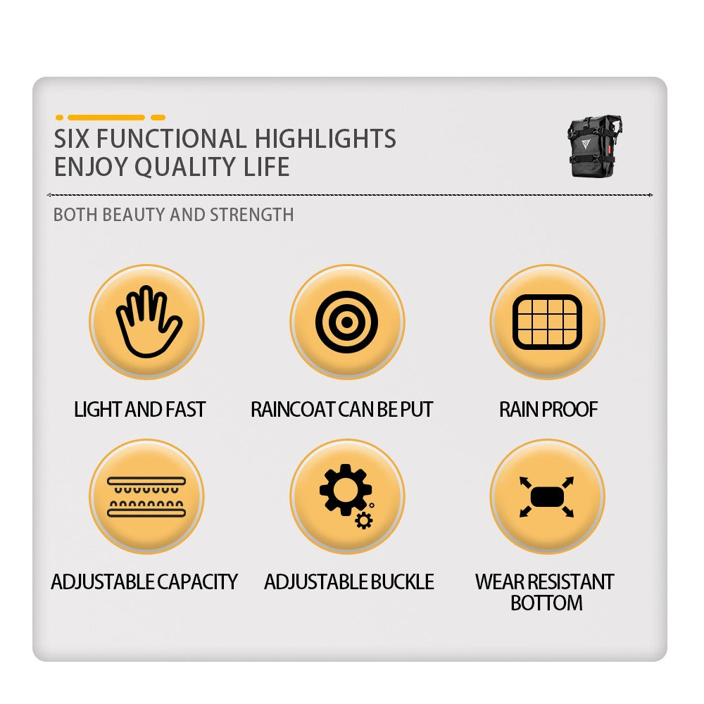 For BMW R1200GS R1250GS ADV For HONDA NC750X CB500X Motorcycle Frame Crash Bars Waterproof Bag Bumper Repair Tool Placement Bag