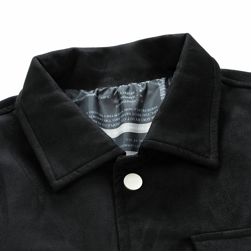 Leather Jacket Men Suede Coats Pocket Windbreaker Oversized 6XL 7XL 8XL Plus Size Street Moto Autumn Brand Waterproof Softshell