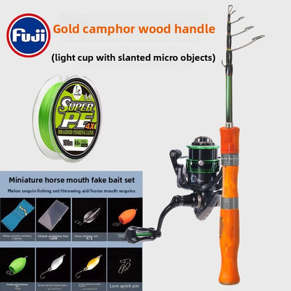 Vara Fuji Fuji tipo Ghost Face para pesca de micro-objetos, vibração, boca de cavalo, UL, ajuste rápido, vara retrátil para riacho