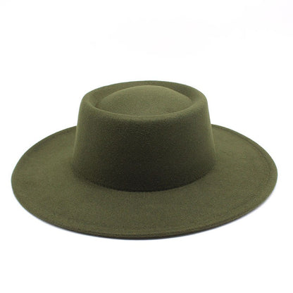 Chapéus Fedora Masculino Feminino Aba Larga 8.5CM Lã Feltro Chapéus Jazz Estilo Britânico 2023 Chapéu Panamá Formal Social