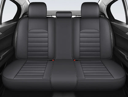 Capas de Couro Ultra Confortáveis e Duráveis para Bancos de Carro – Artesanato Premium, Todas as Estações, Ajuste Universal para a Maioria dos Veículos