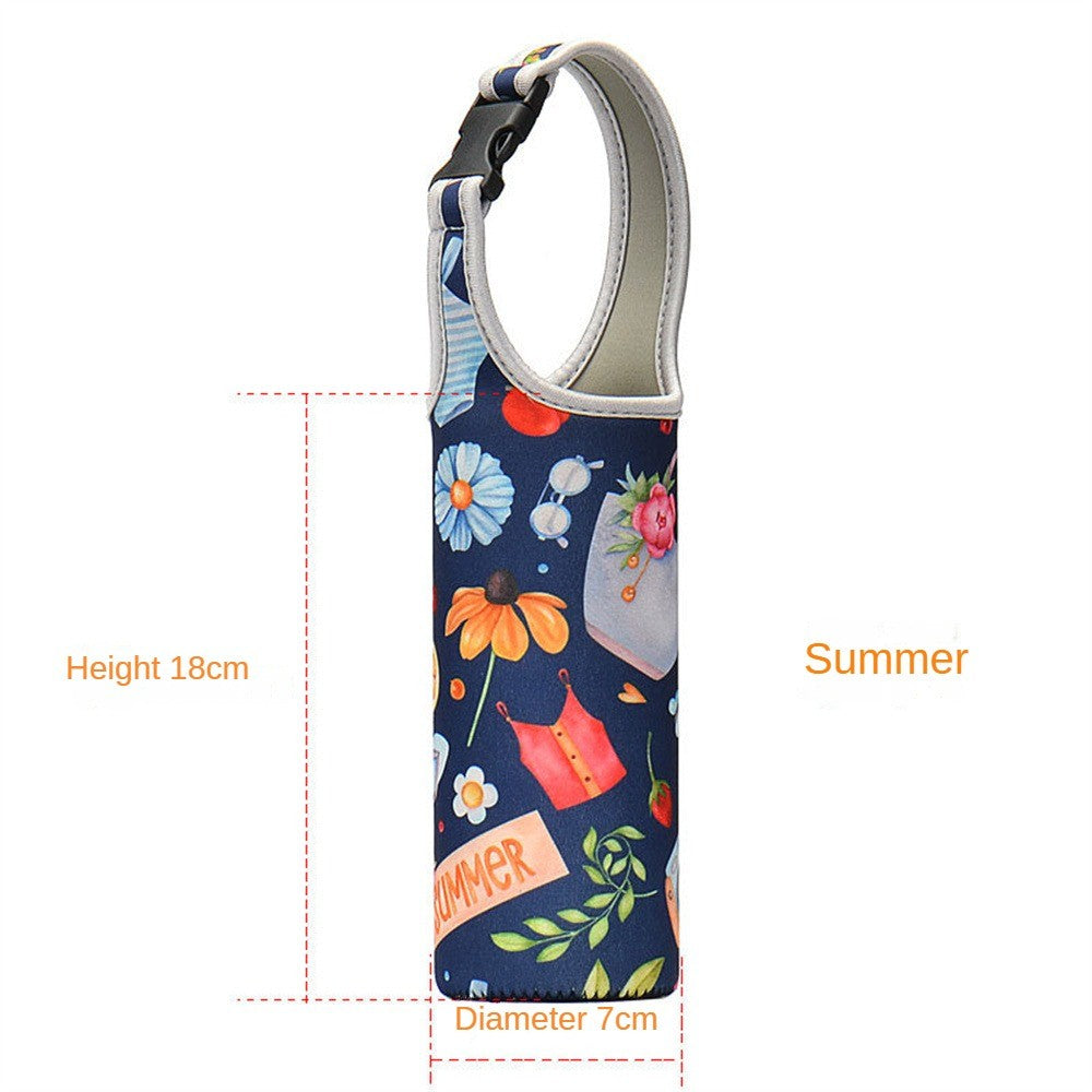 Baby Bottle Cover Portable Water Bottle Case Sleeve Sports Insulation Water Bottle Covers Pouch With Strap Holder Bottle Bag