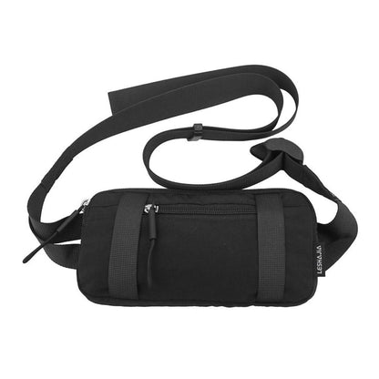 Chest Bag Pure Color Nylon Lightweight Sports Crossbody Bag Outdoor Fitness Running Waist Bag Cycling Fitn Phone Bag