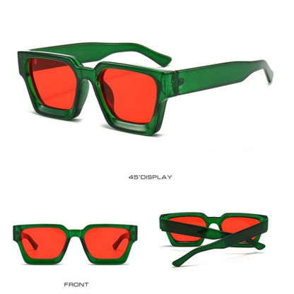 KLASSNUM Men Square Frame Sunglasses 2025 Luxury Brand Designer Sun Glasses Retro Trendy Shades UV400 Unisex Women Glasses New