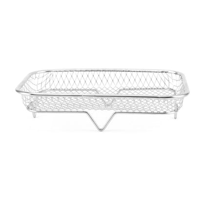 Air Fryer Rack Stackable Multi-Layer Stainless Steel Dehydrator Rack for Cosori, Instant Vortex, Ninja Foodi Grill