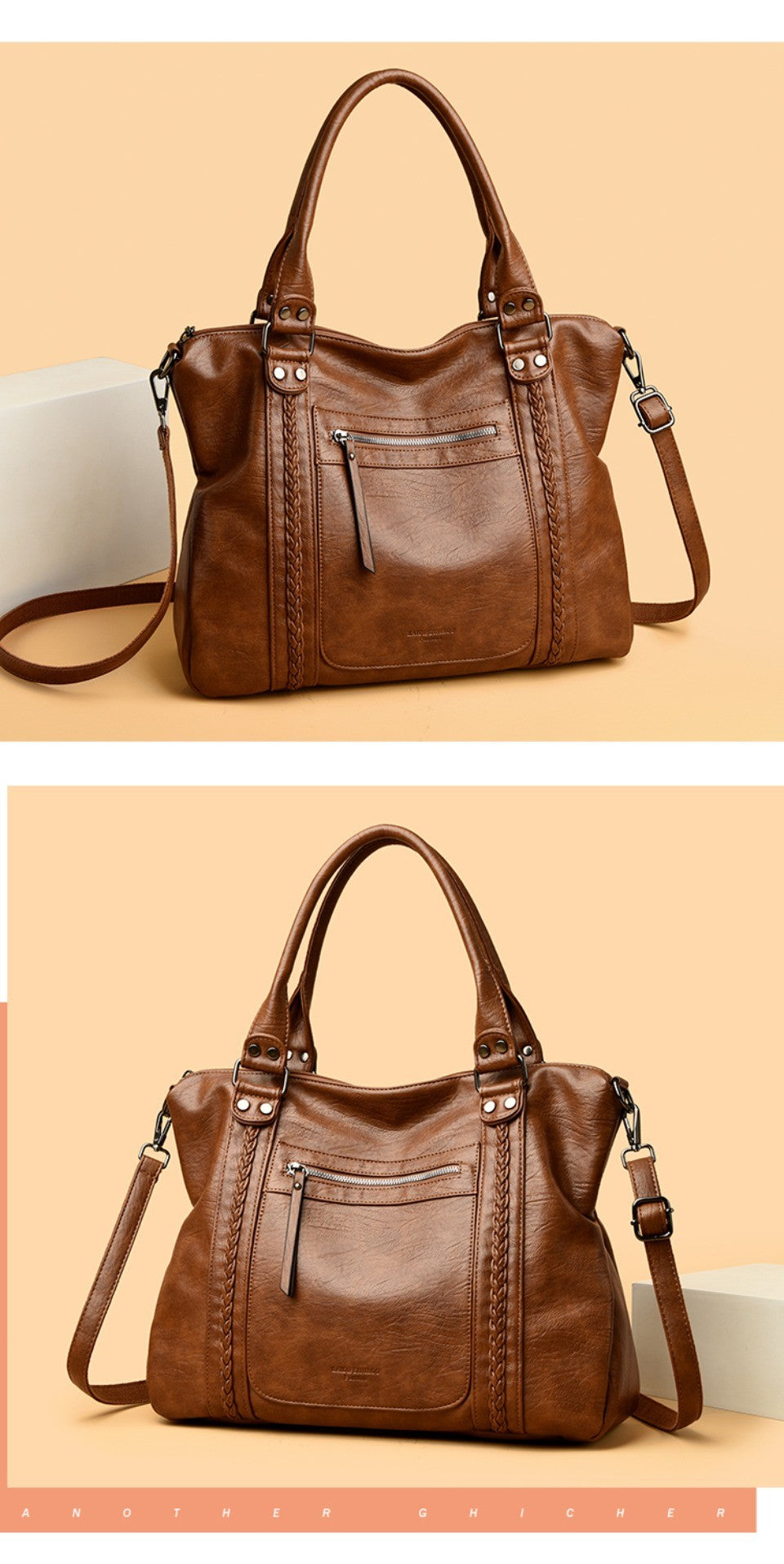 Genuine Brand Soft Leather Shoulder Crossbody Bags for Women Hot Luxury Handbag Women Bags Designer Casual Tote Messenger Bag