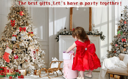 LZH Baby Girl Dress Newborn Clothes Princess Dress+Headwear For Toddler Birthday Wedding Christening Infant Party Christmas Gown