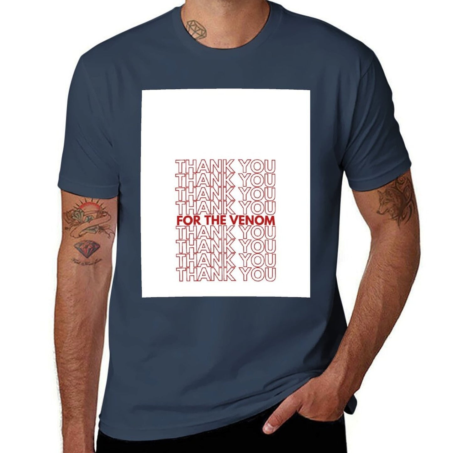 Thank You (For the Venom) T-Shirt t shirt man plain man graphic t shirt