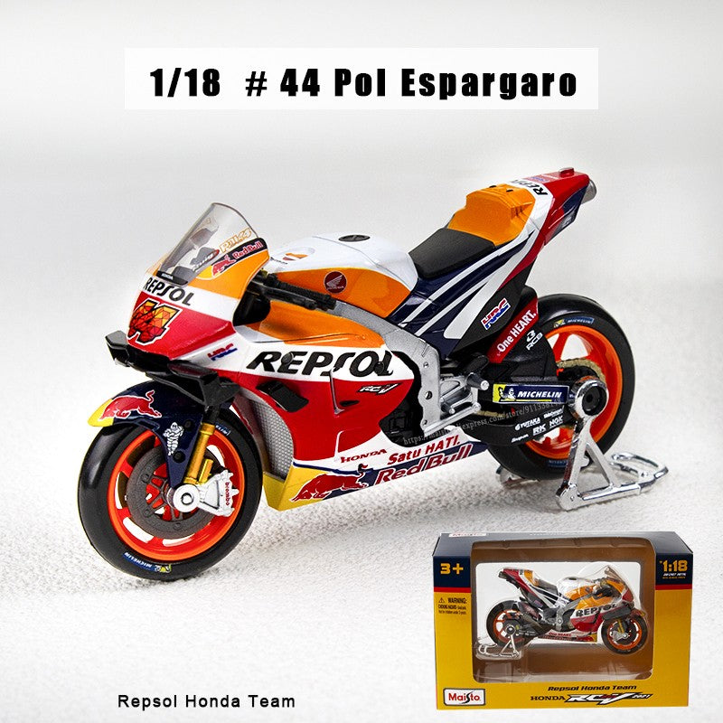 Maisto 1:18 NOVA Ducati Lenovo Team 2023 #1 Bagnaia Campeão Moto GP Corrida motocicleta de liga fundida Modelo de coleção de presente de brinquedo
